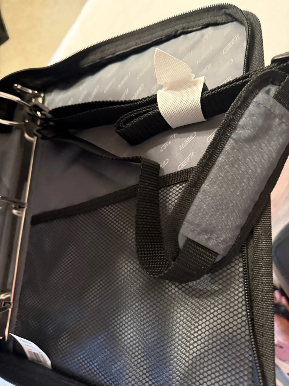 Blue and Gray Mighty Zip Tab 3-Ring Binder (3